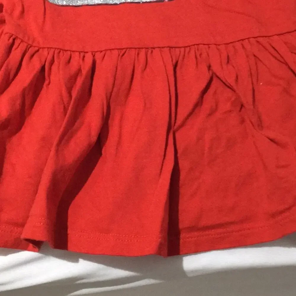 Children’s place 18-24m Red dress w/purse graphic - Picture 4 of 7